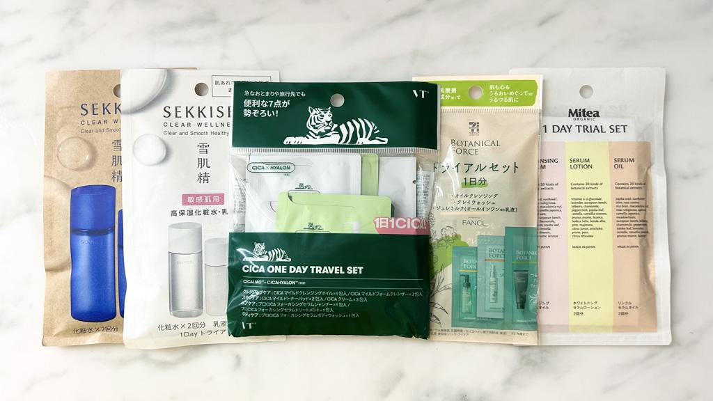 人気のコンビニ3社の｢トラベルキット｣ってどんな感じか試したら…いざ