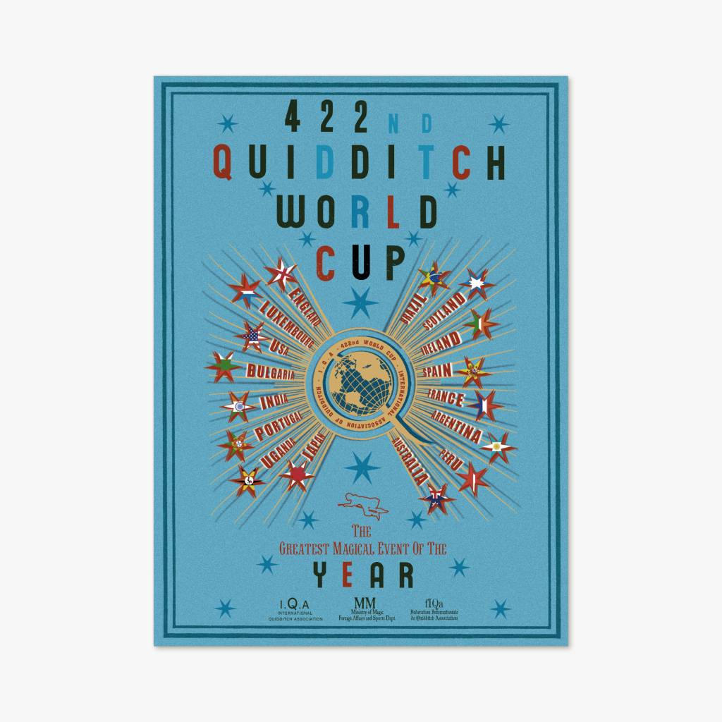 Quidditch - World Cup Poster - MinaLima