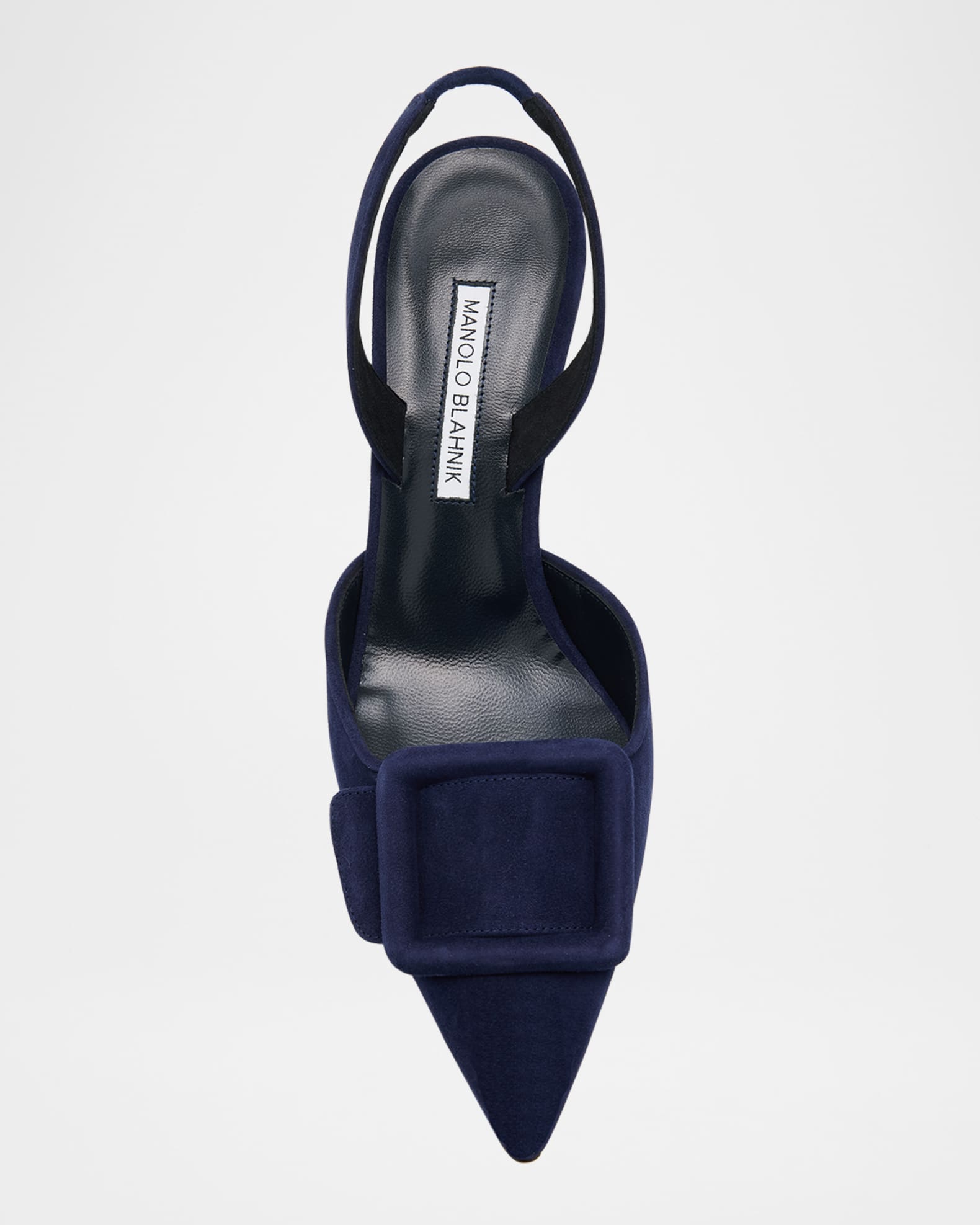Maysli Suede Buckle Halter Pumps | Neiman Marcus
