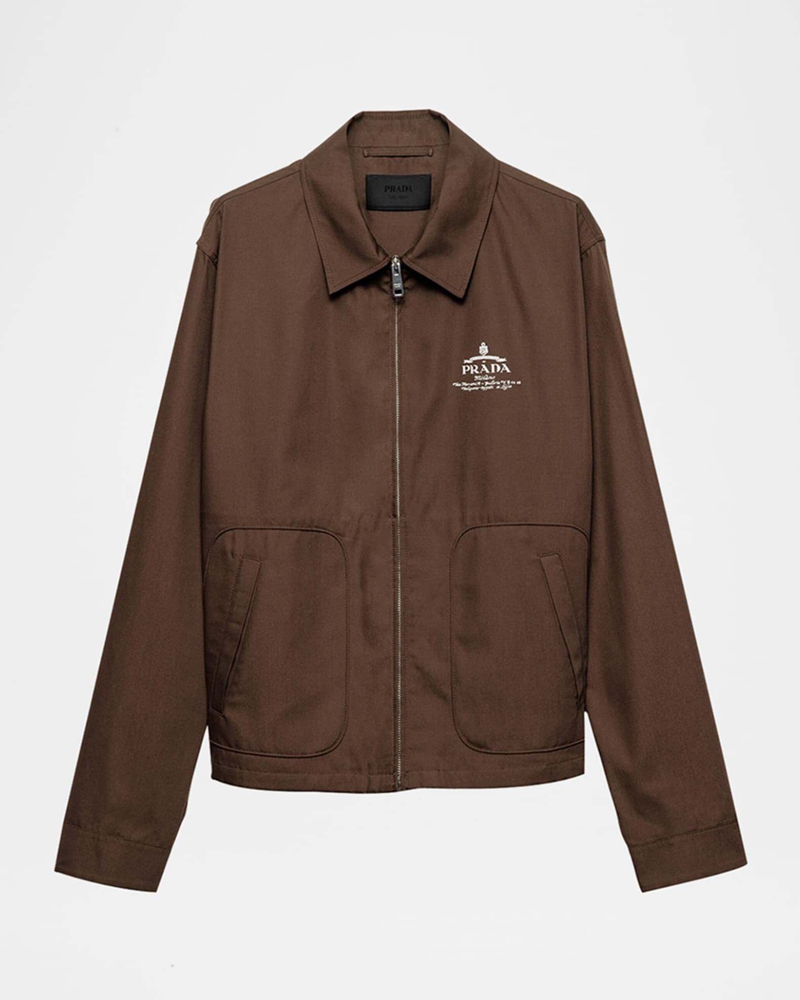 Prada Men's Archive Poplin Jacket | Neiman Marcus