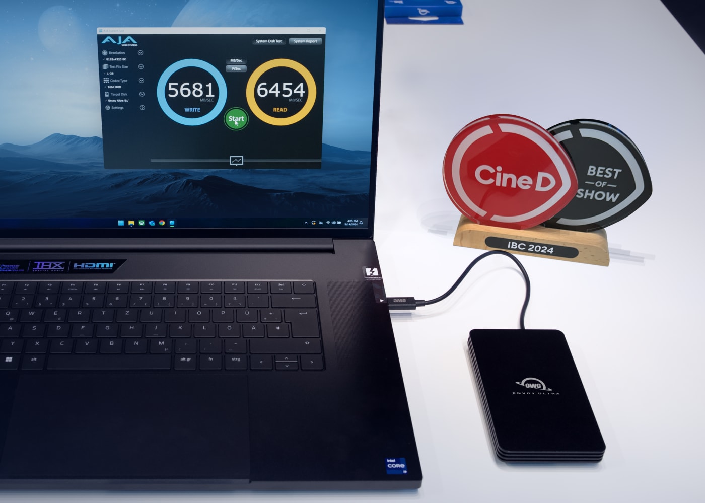 OWC Envoy Ultra – 6,000MB/s Thunderbolt 5 Portable SSD