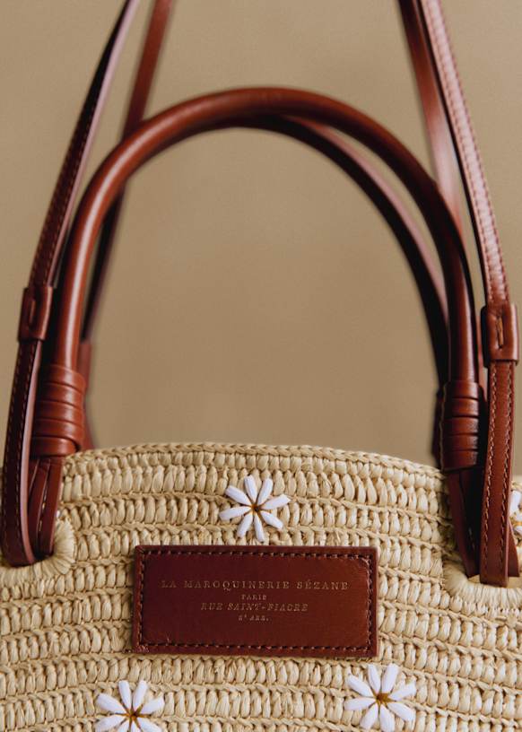 Justine バスケット - ナチュラルラフィア - ラフィア - Sézane