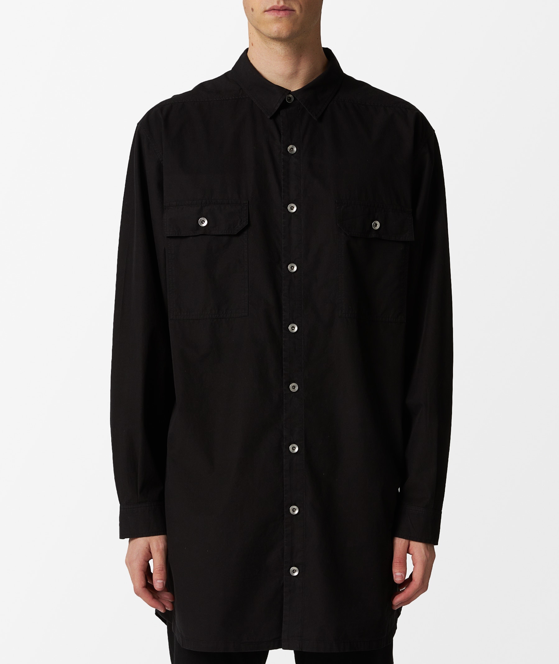 Rick Owens DRKSHDW Jumbo Outershirt in Black | SVD USA