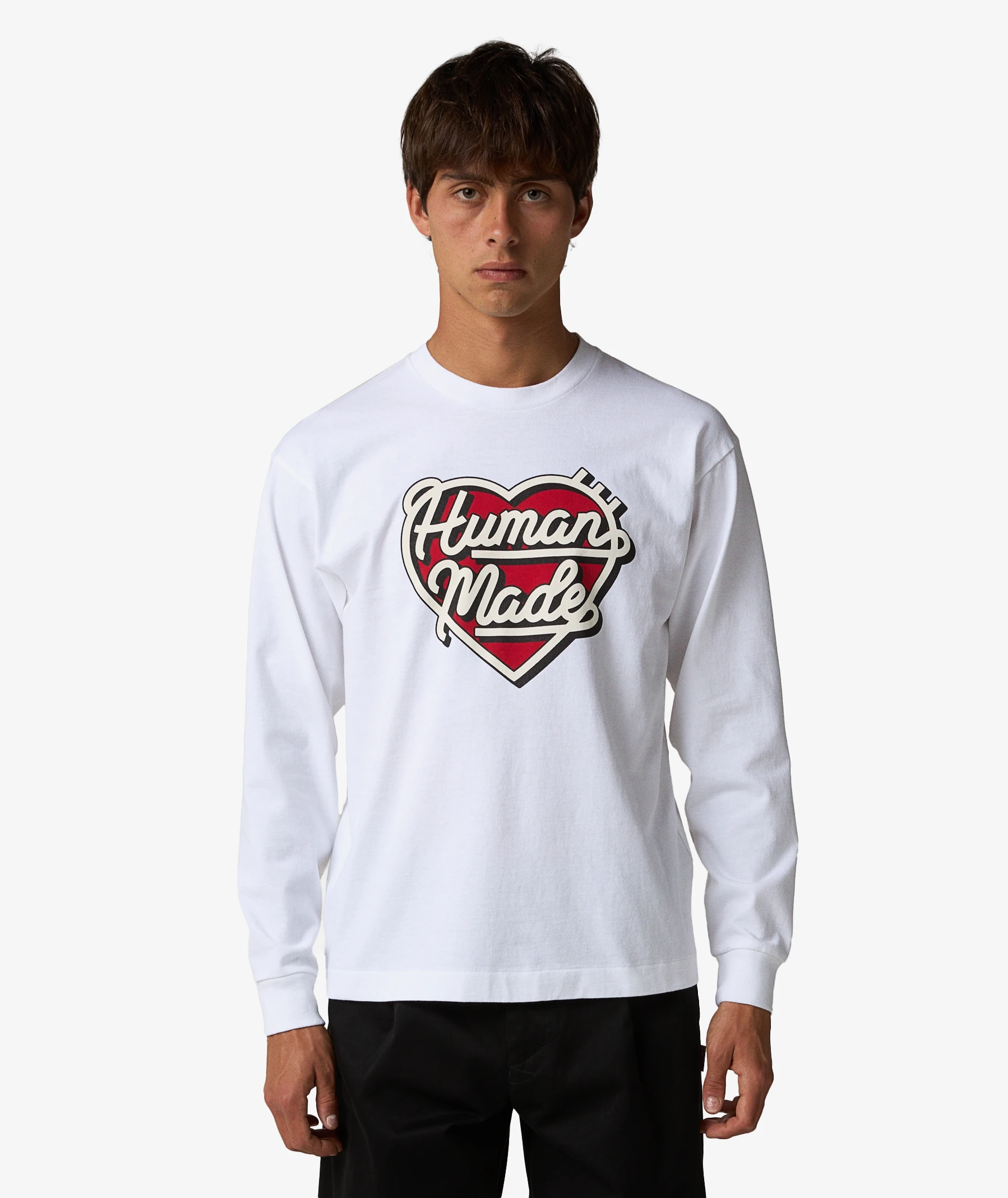 HUMAN MADE Graphic Long Sleeve T-Shirt | White | SVD USA