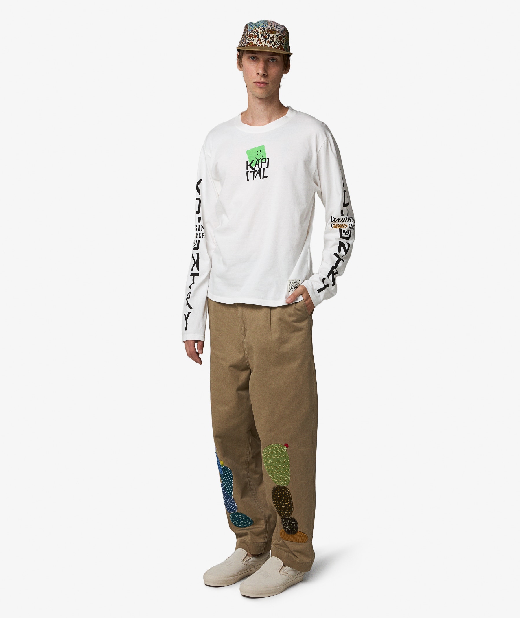 HUMAN MADE Graphic Long Sleeve T-Shirt | White | SVD USA