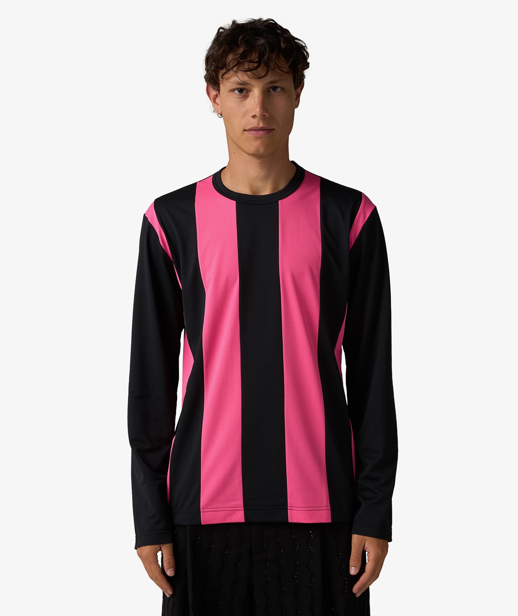 Comme des Garçons Homme Plus Long Sleeve T-Shirt | Black | SVD