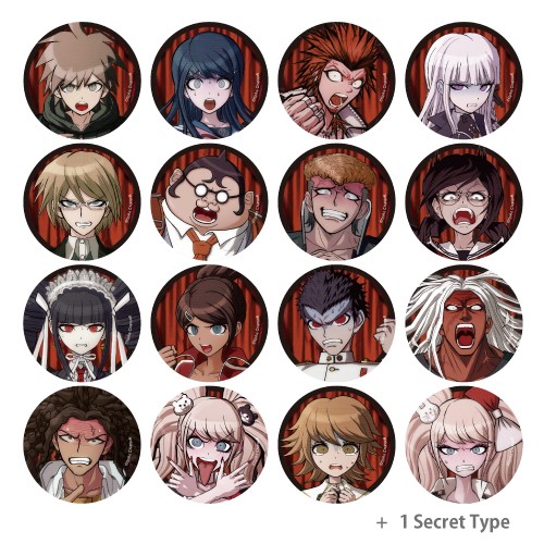 ダンガンロンパシリーズ 缶バッジBOX | 株式会社スパイク・チュンソフト