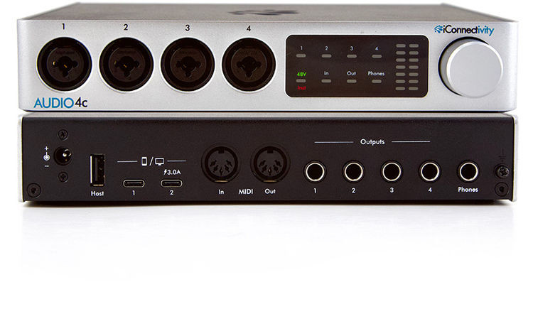 iConnectivity AUDIO4c Dual USB-C Audio and MIDI Interface | Sweetwater