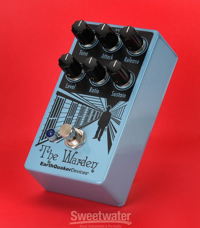 EarthQuaker Devices The Warden V2 Optical Compressor Pedal