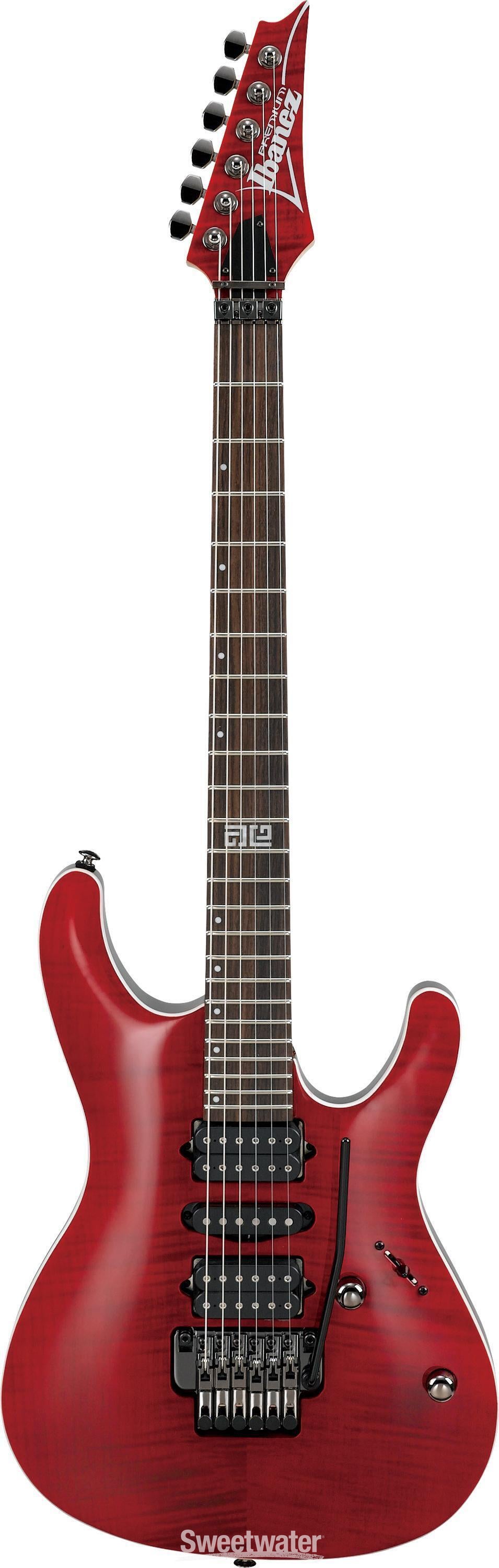Ibanez KIKO10P Kiko Loureiro Signature Premium - Transparent Ruby