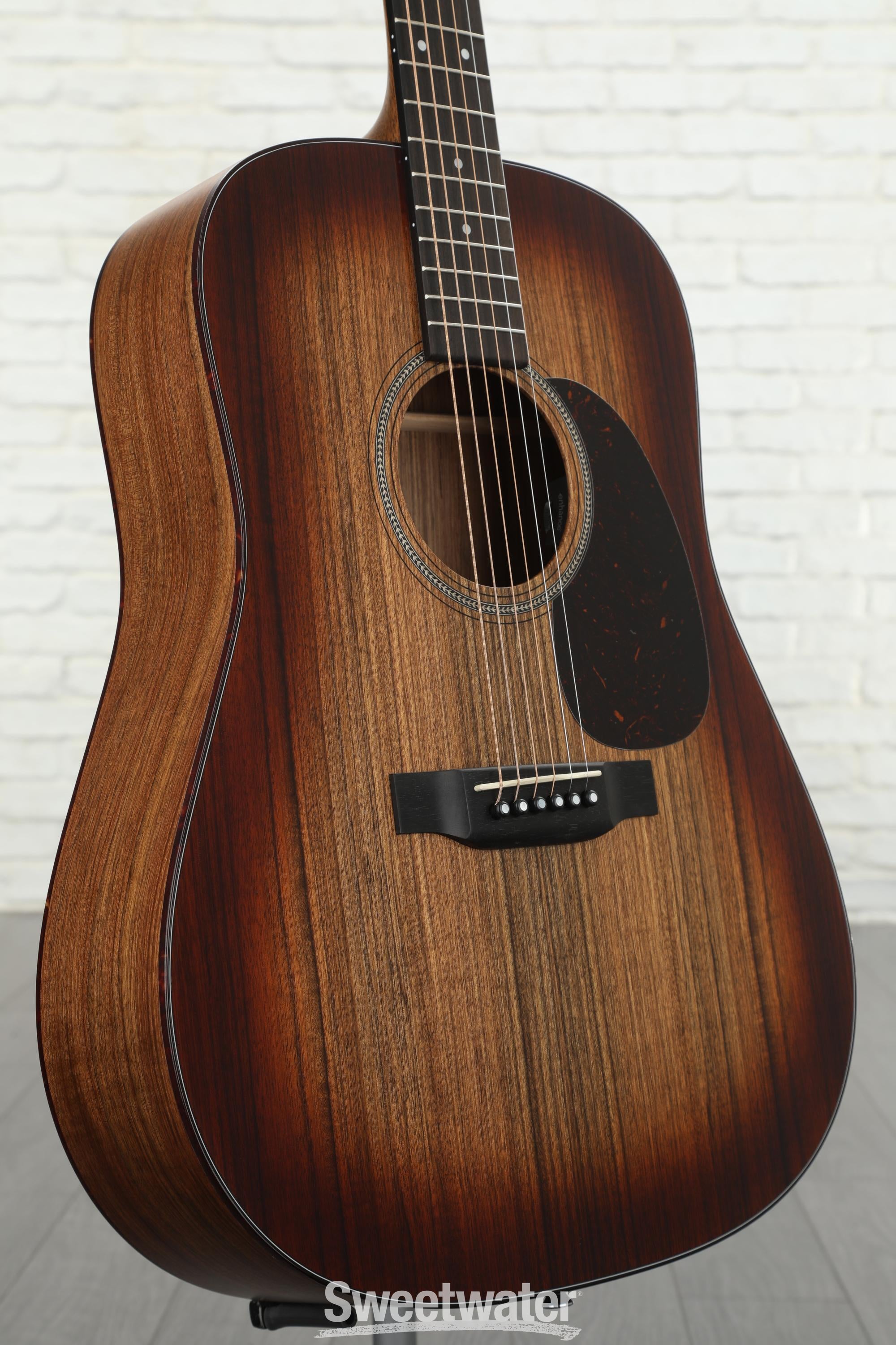 Martin D-16E Burst Acoustic-Electric Guitar - Mahogany Burst