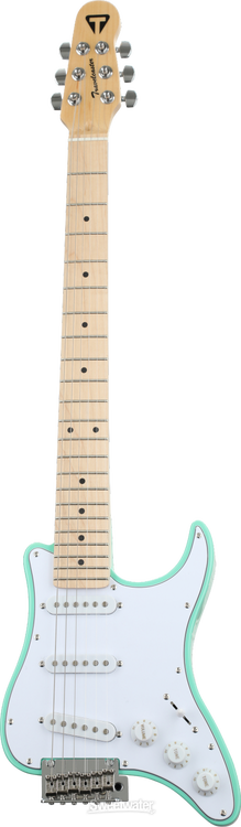 Traveler Guitar Travelcaster Deluxe - Surf Green | Sweetwater