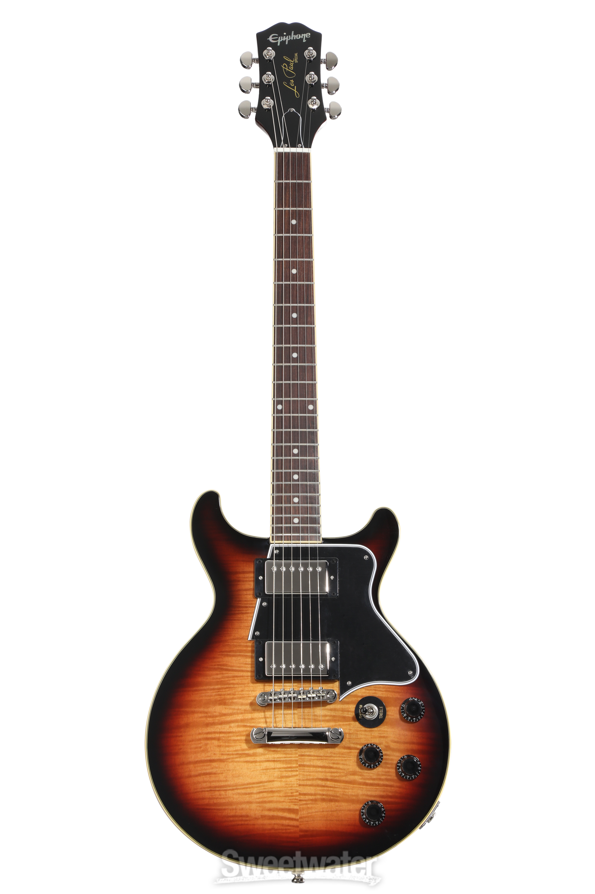 Epiphone Les Paul Special Double Cut Figured - Bourbon Burst