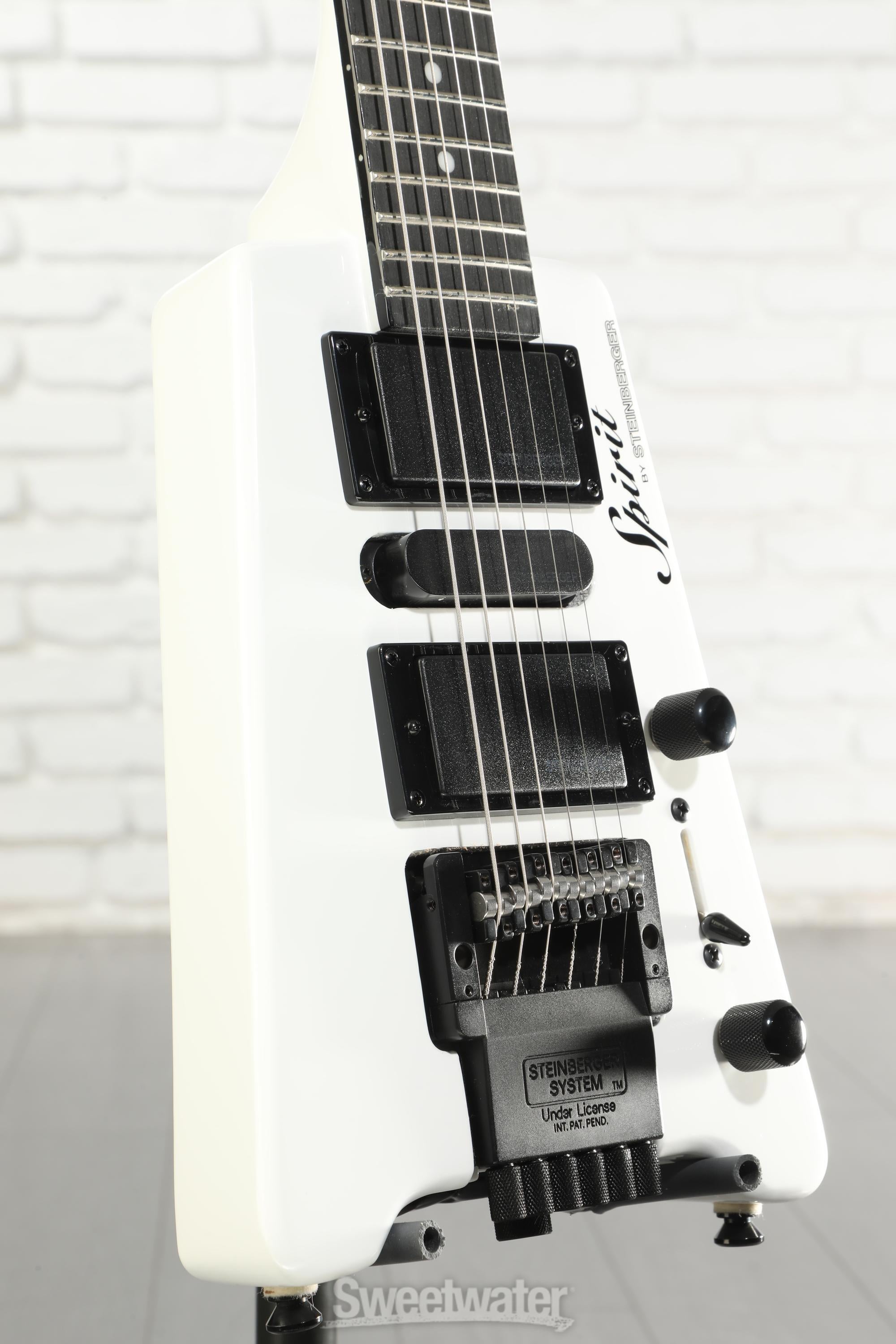 Steinberger Spirit GT-PRO Deluxe Electric Guitar - White | Sweetwater