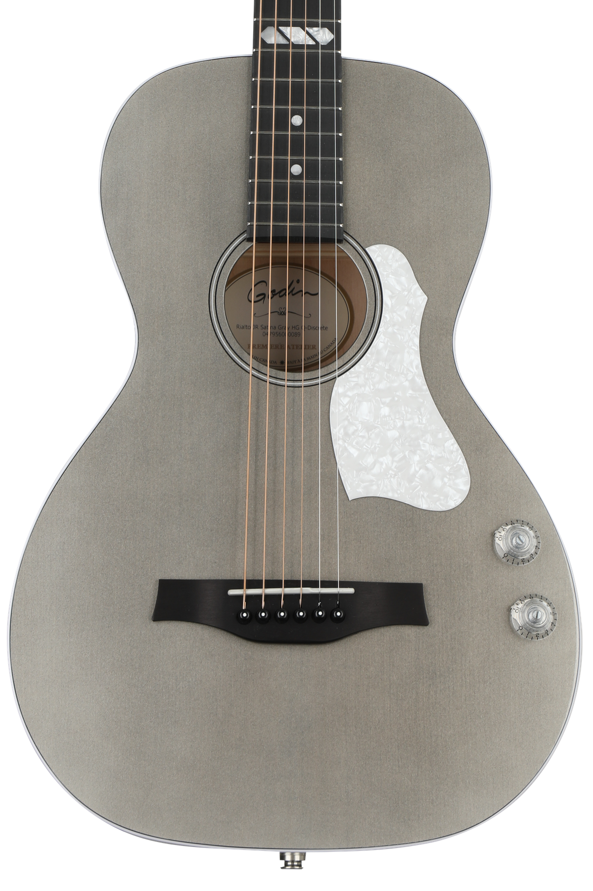 Godin Rialto Jr. Q-Discrete Acoustic-electric Guitar - Satina Gray