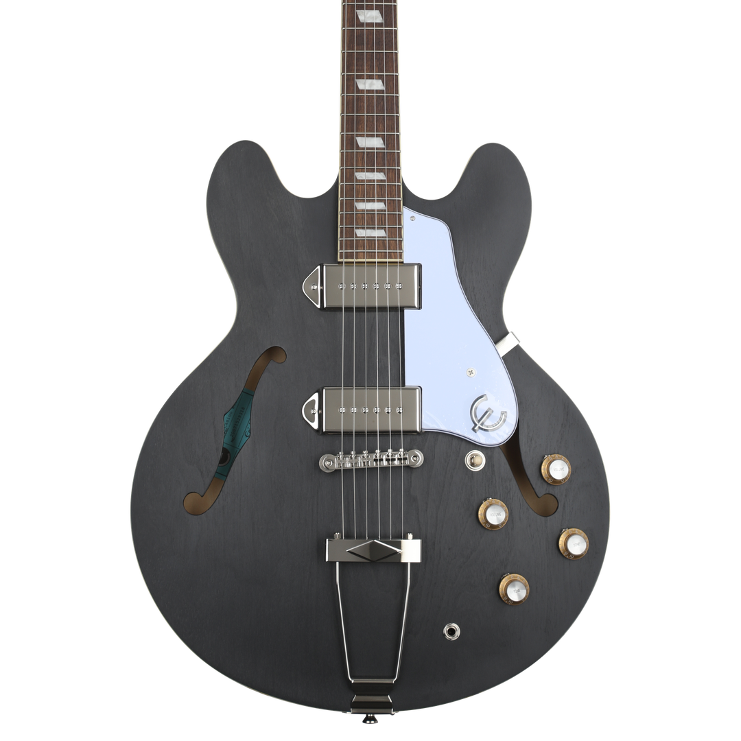 Epiphone Casino Worn Hollowbody - Worn Ebony | Sweetwater