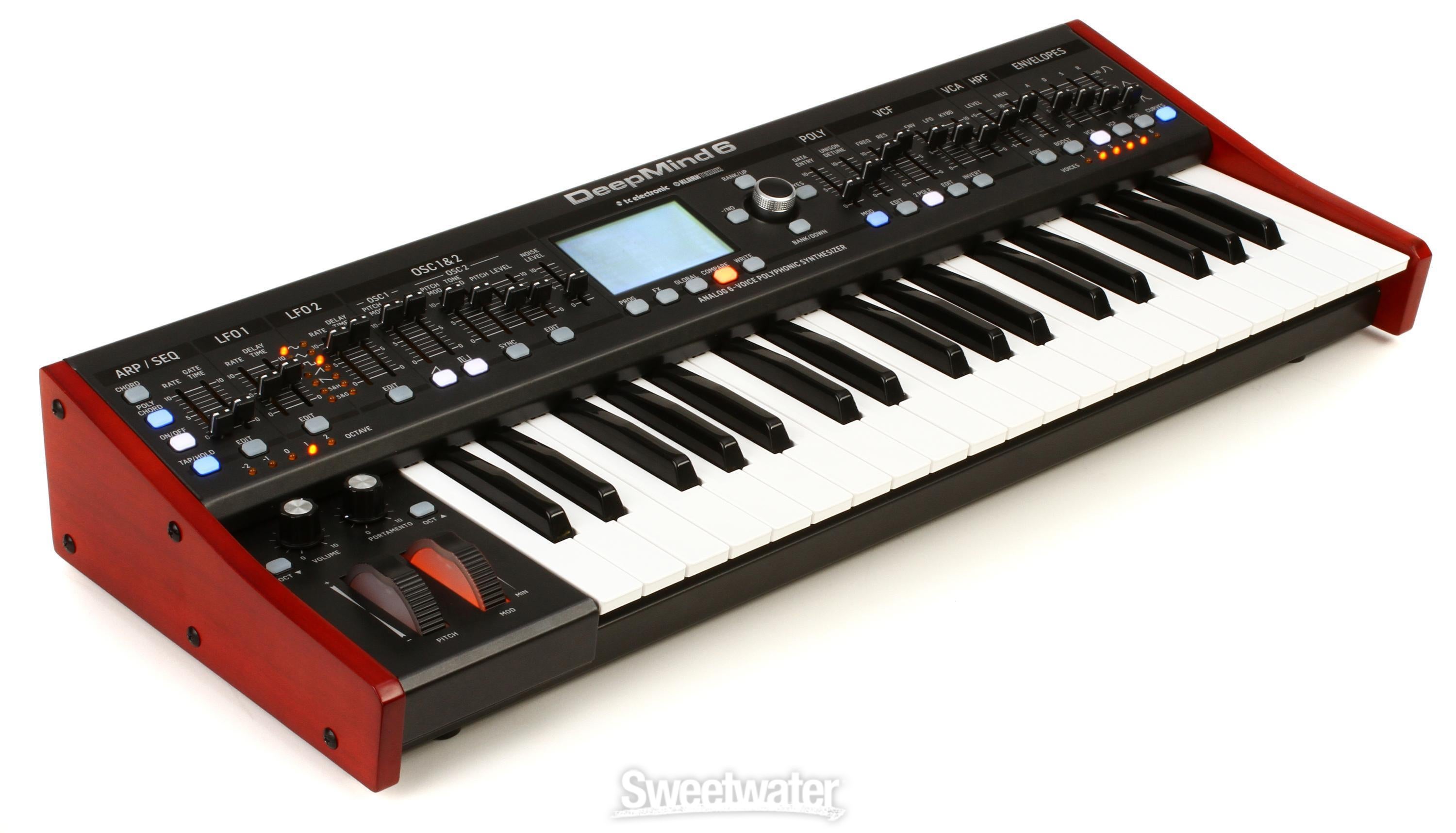 Behringer DeepMind 6 37-key 6-voice Analog Synthesizer | Sweetwater