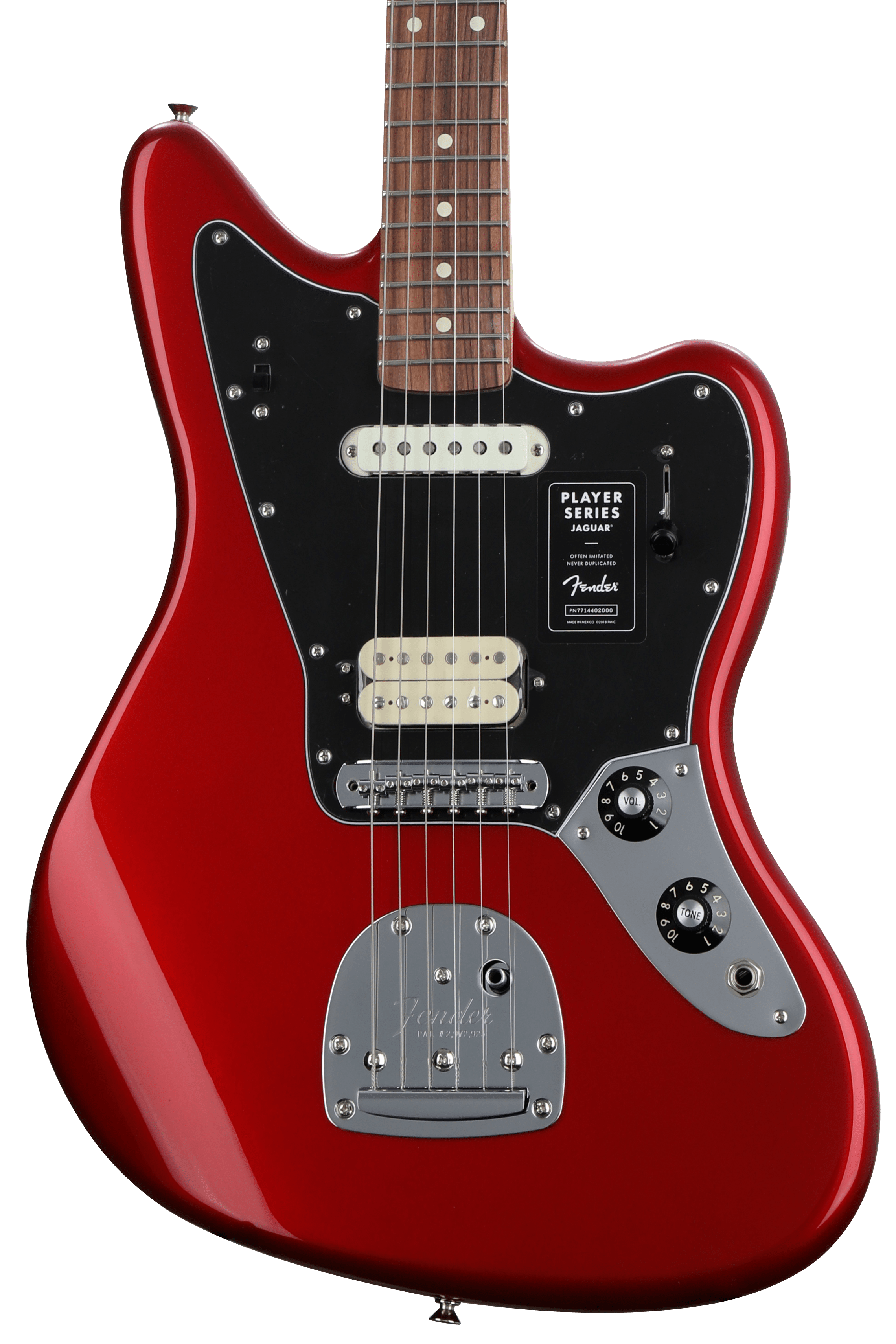 Fender Player Jaguar Solidbody Electric Guitar - Candy Apple Red