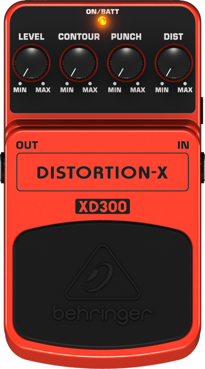 Behringer XD300 Distortion-X Guitar Effects Pedal | Sweetwater