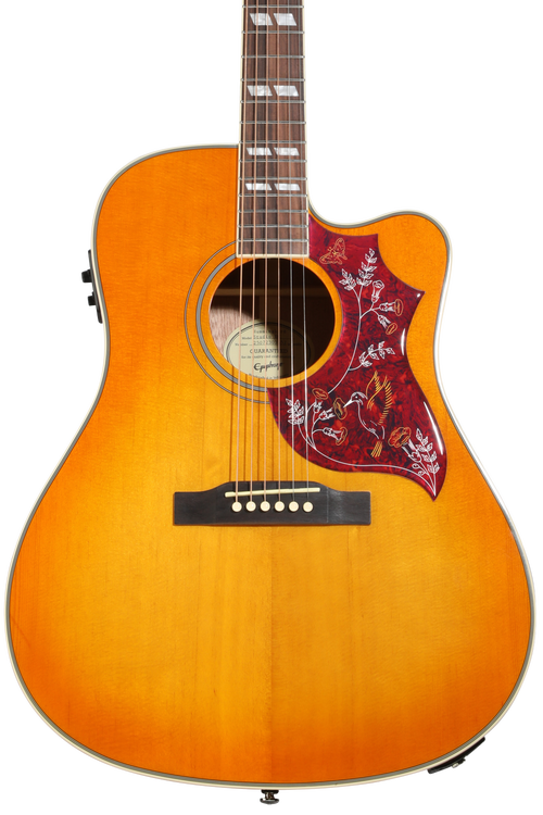 Epiphone Hummingbird Studio EC Acoustic-electric Guitar - Heritage