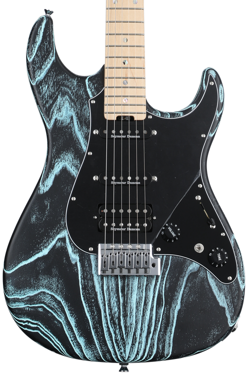 ESP Original Snapper CTM Electric Guitar - Nebula Black Burst with