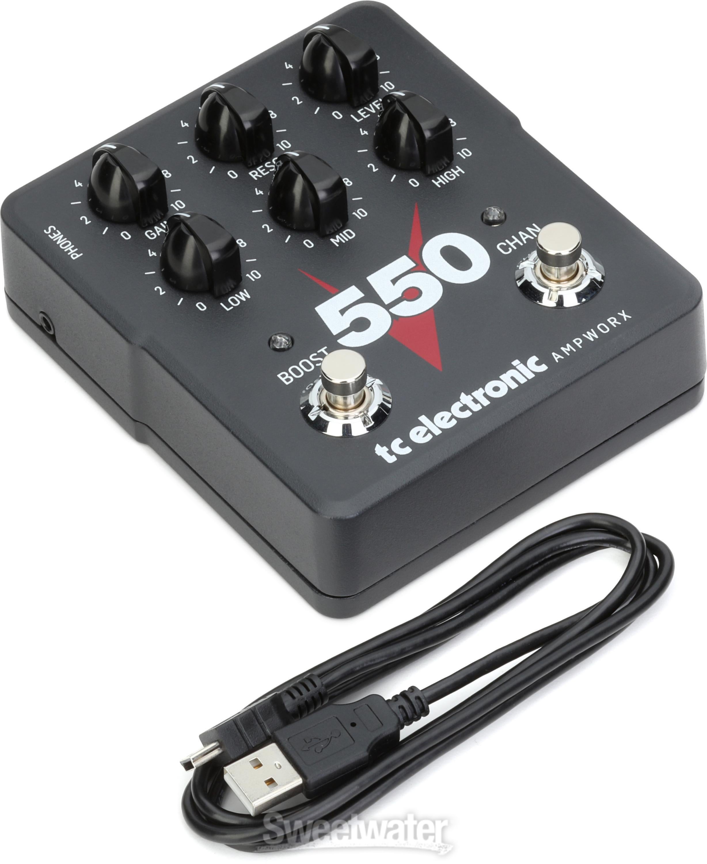 TC Electronic Ampworx V550 Preamp Pedal | Sweetwater