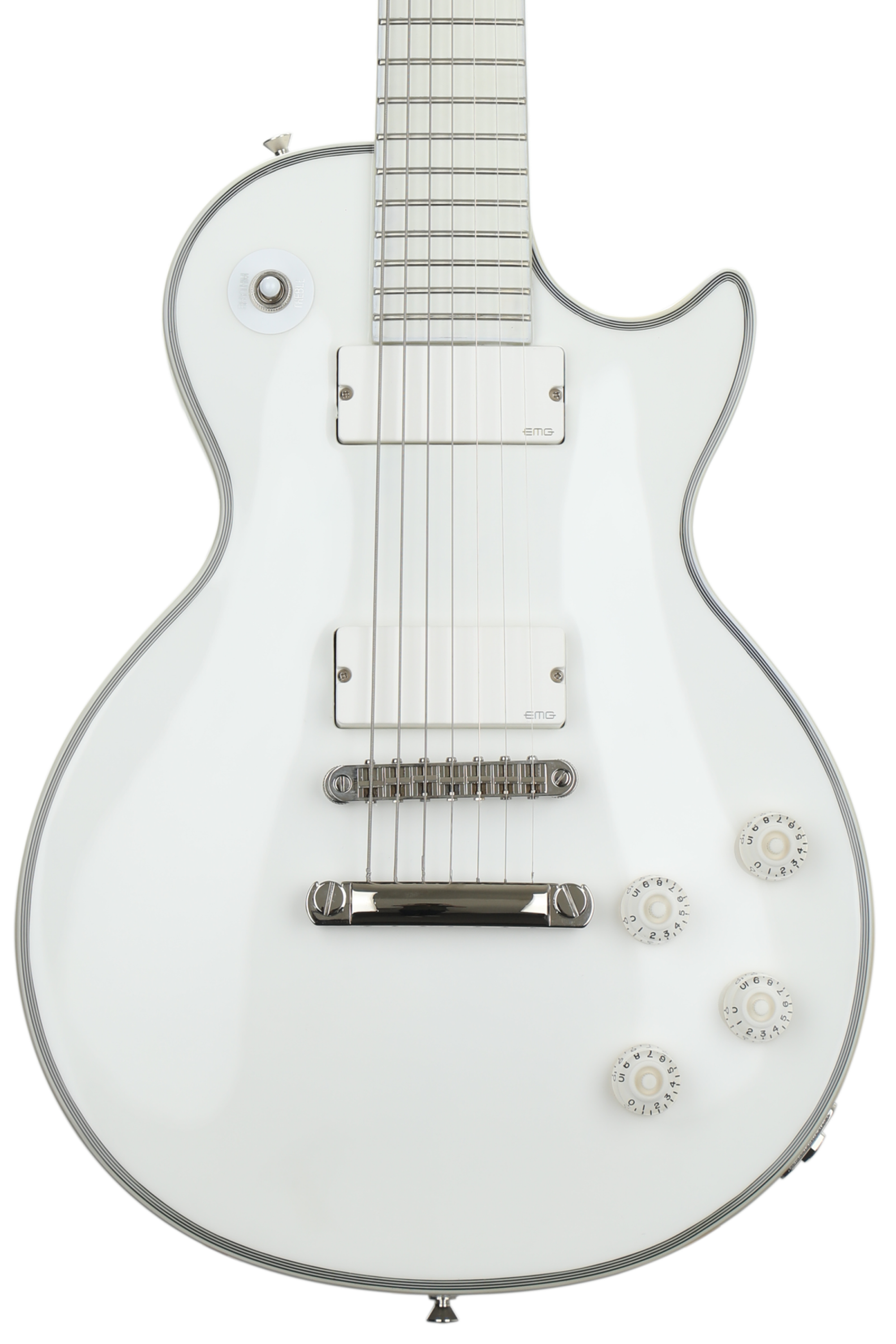Epiphone Matt Heafy Snofall Les Paul Custom 7-string - Alpine