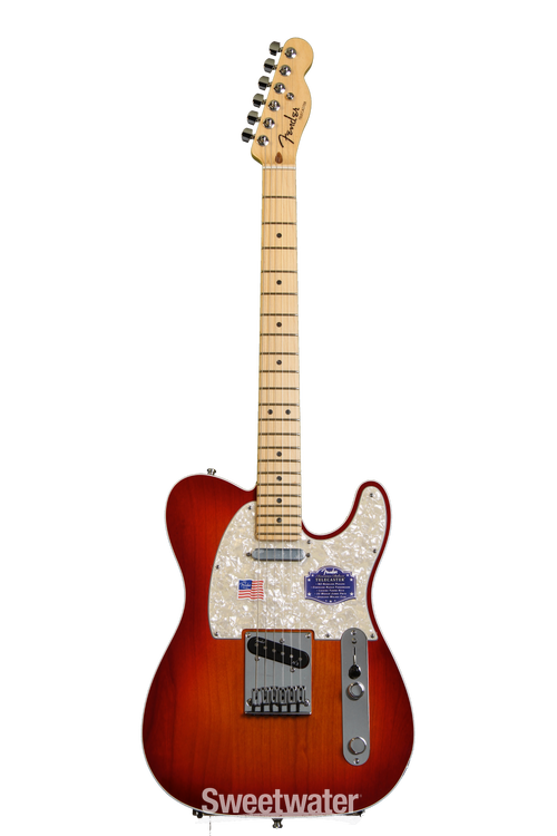 Fender American Deluxe Telecaster - Aged Cherry Burst, Maple