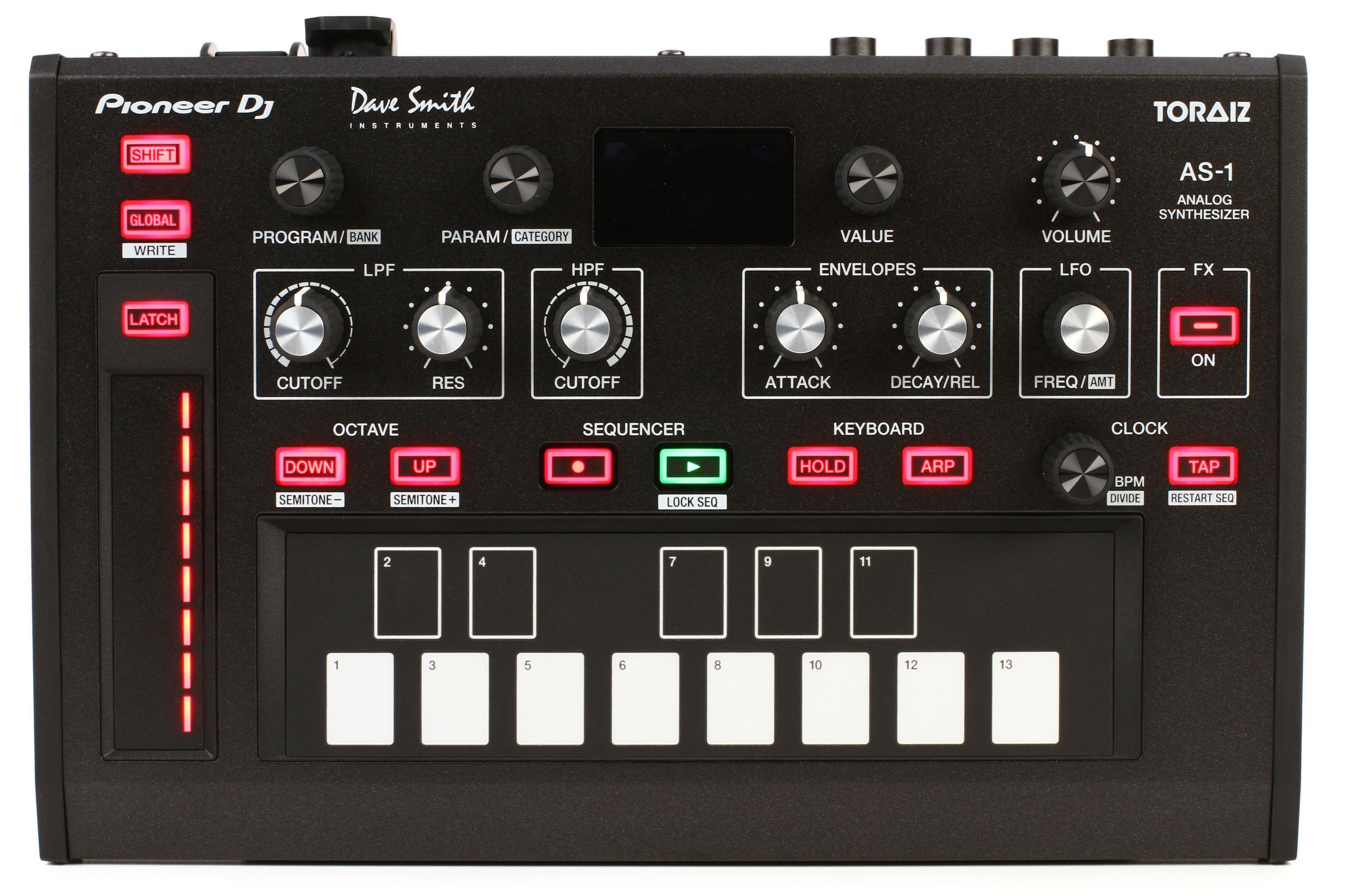 Pioneer DJ Toraiz AS-1 Monophonic Analog Synthesizer | Sweetwater