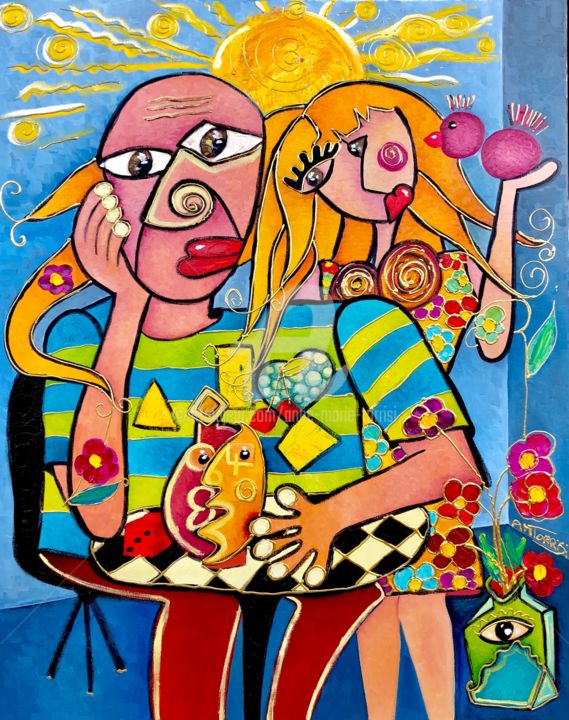 Pablo Picasso, Painting by Anne Marie Torrisi | ArtMajeur