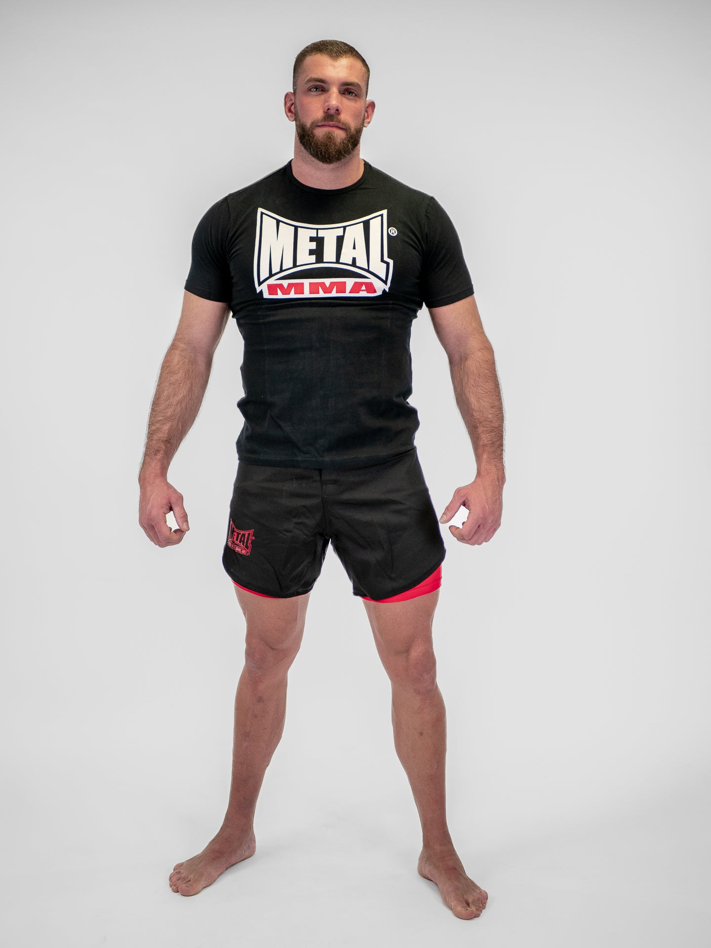 MEN'S BLACK VISUAL MMA T-SHIRT