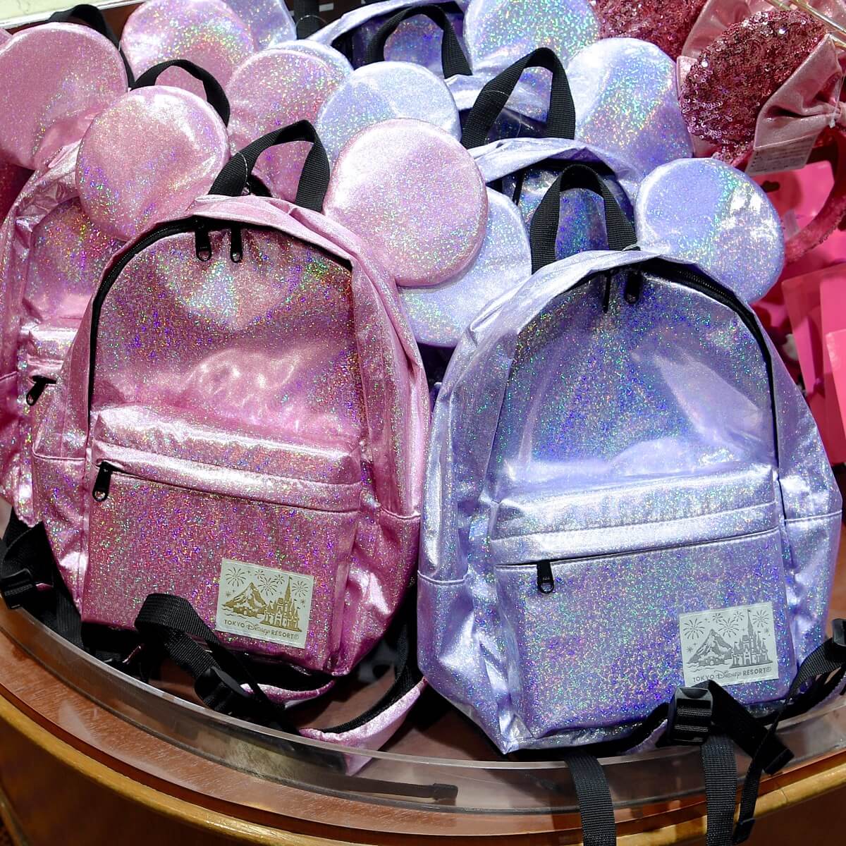 ラメ入りピンク&パープルも登場！東京ディズニーランド ミッキーお耳