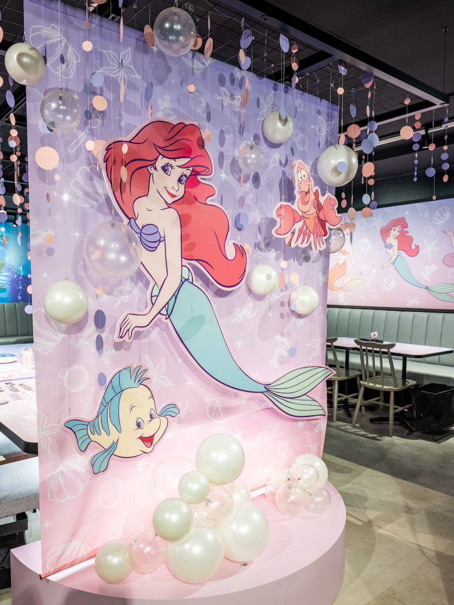 人間の住む世界にあこがれる人魚の「アリエル」がコンセプト