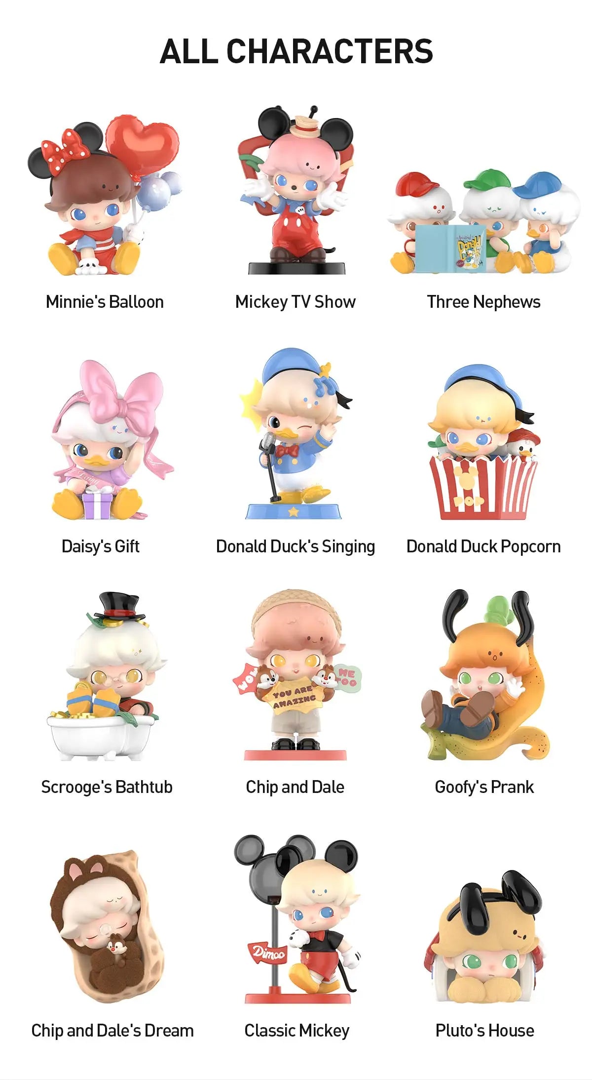Dimoo World × Disney Series Figures Blind Box by POP MART