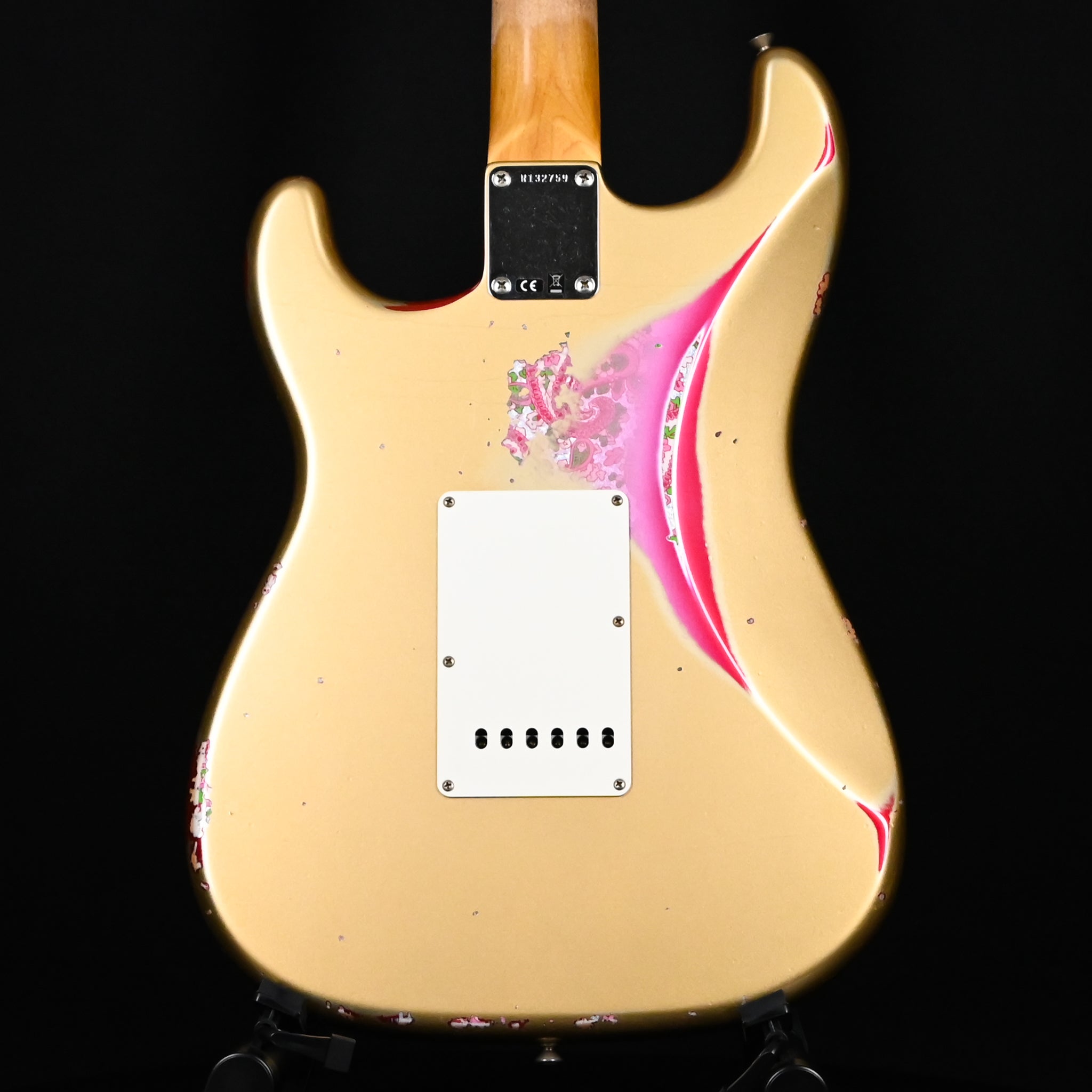 Fender Custom Shop 1962 Stratocaster Heavy Relic Aztec Gold / Pink