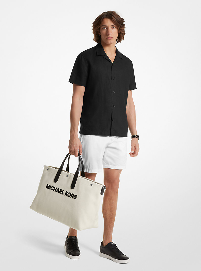 Brooklyn Oversized Cotton Canvas Tote Bag | Michael Kors [SG]