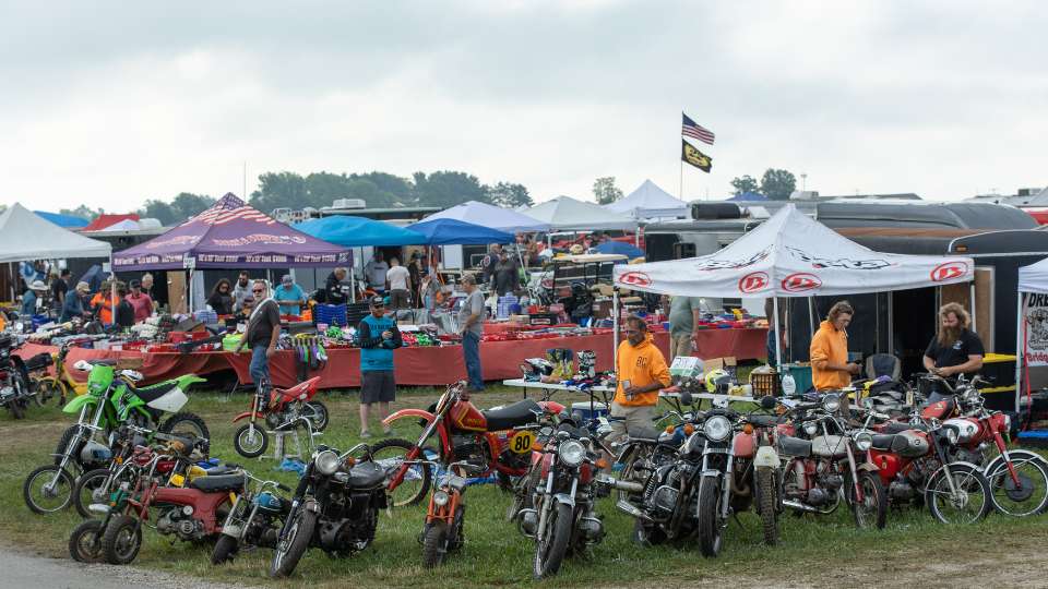 Mid Ohio Sports Car Course - AMA Vintage Motorcycle Days Swap Meet