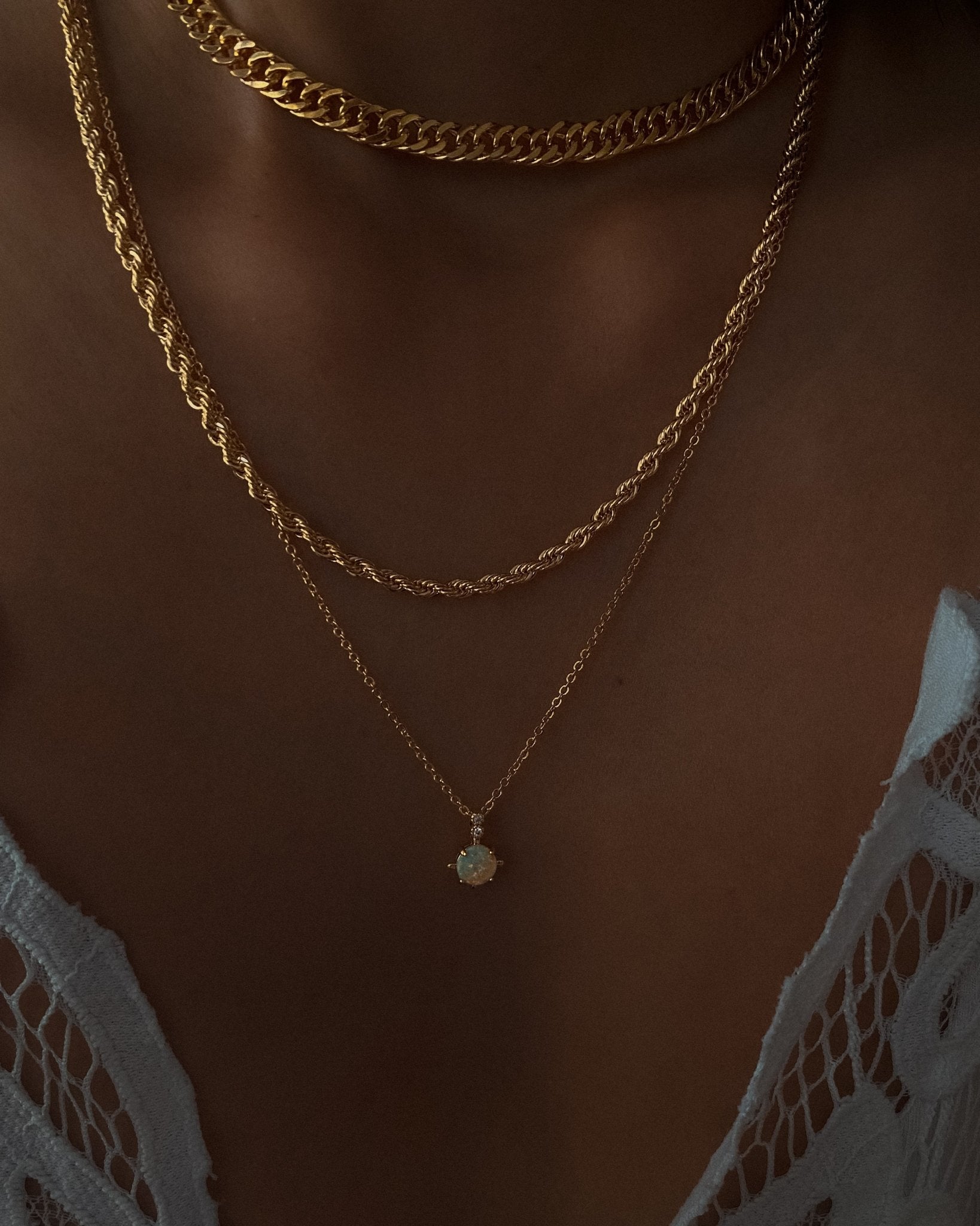 Gold-Filled Flat Cable Chain Necklace | Midori Jewelry Co.