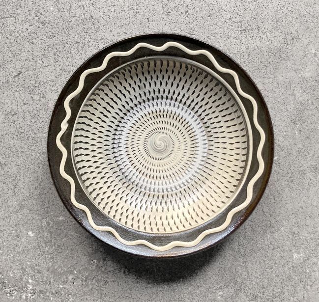 小鹿田焼】柳瀬元寿窯 / 7寸 中深リム皿・C - “ MIGRATORY ” web shop