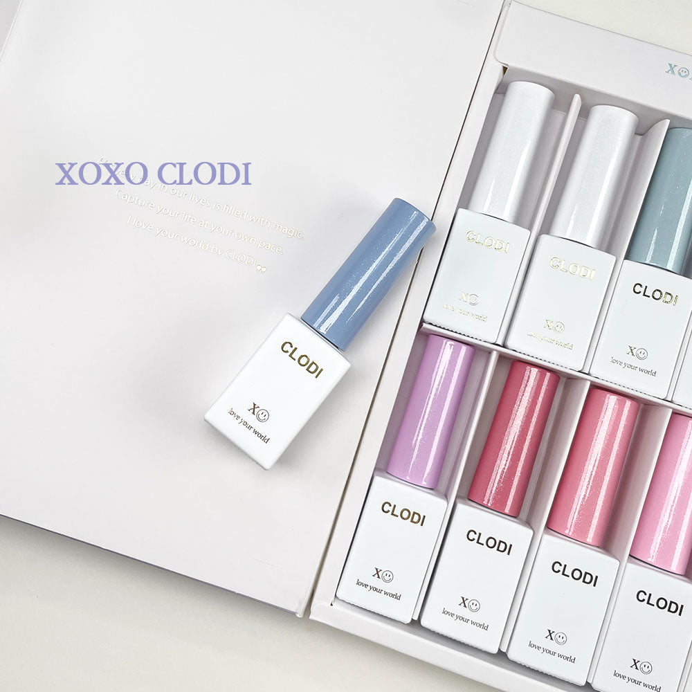 CLODI】(Delayed delivery) XOXO Reflective Glitter Gel 10-piece set
