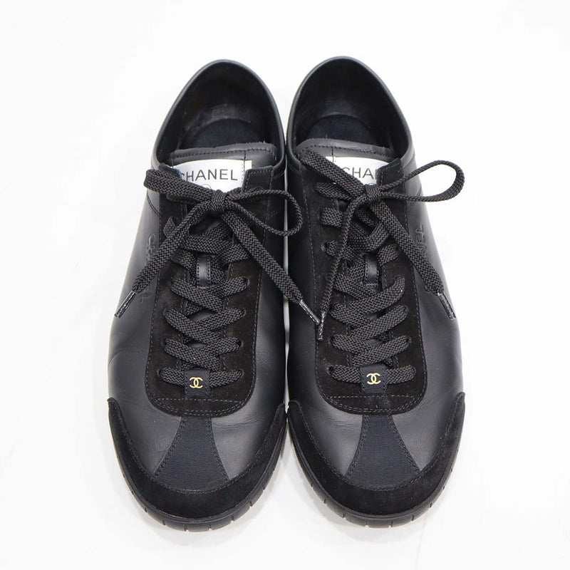 CHANEL シャネル スニーカー ブラック W G45715 サイズ43 28cm メンズ