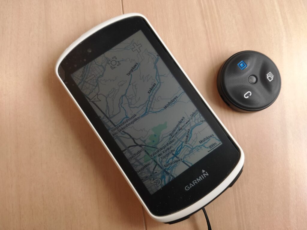 Garmin Edge用リモコンの使用感｜もっさりなタッチパネル操作が不要