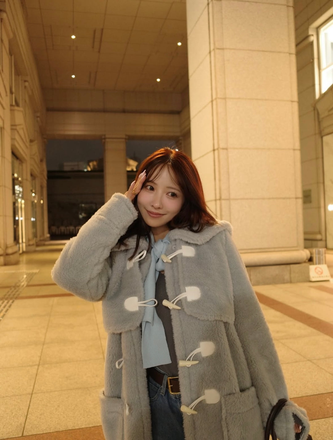 Fluffy Sailor Duffle Coat - MISTREASS