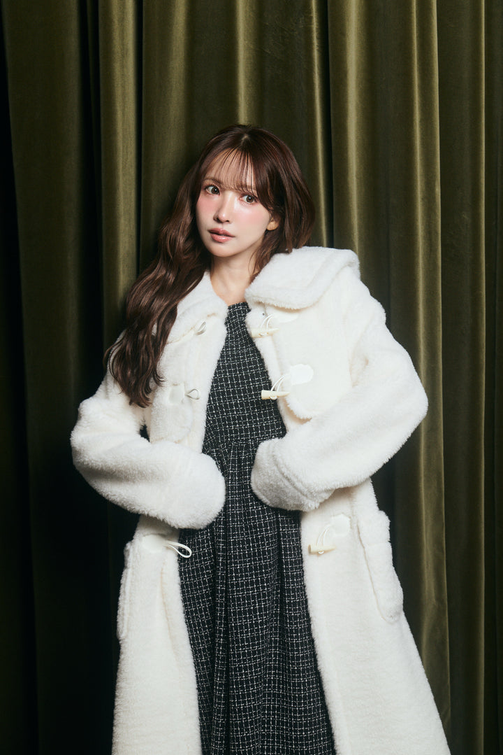 Fluffy Sailor Duffle Coat - MISTREASS