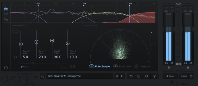 Ozone7のStereo Imagerをマスタリングで使って音像を広げる | Mitchie