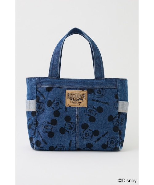 ミッキー＆ミニー)デニムトートバッグ｜ロデオクラウンズ／ロデオ