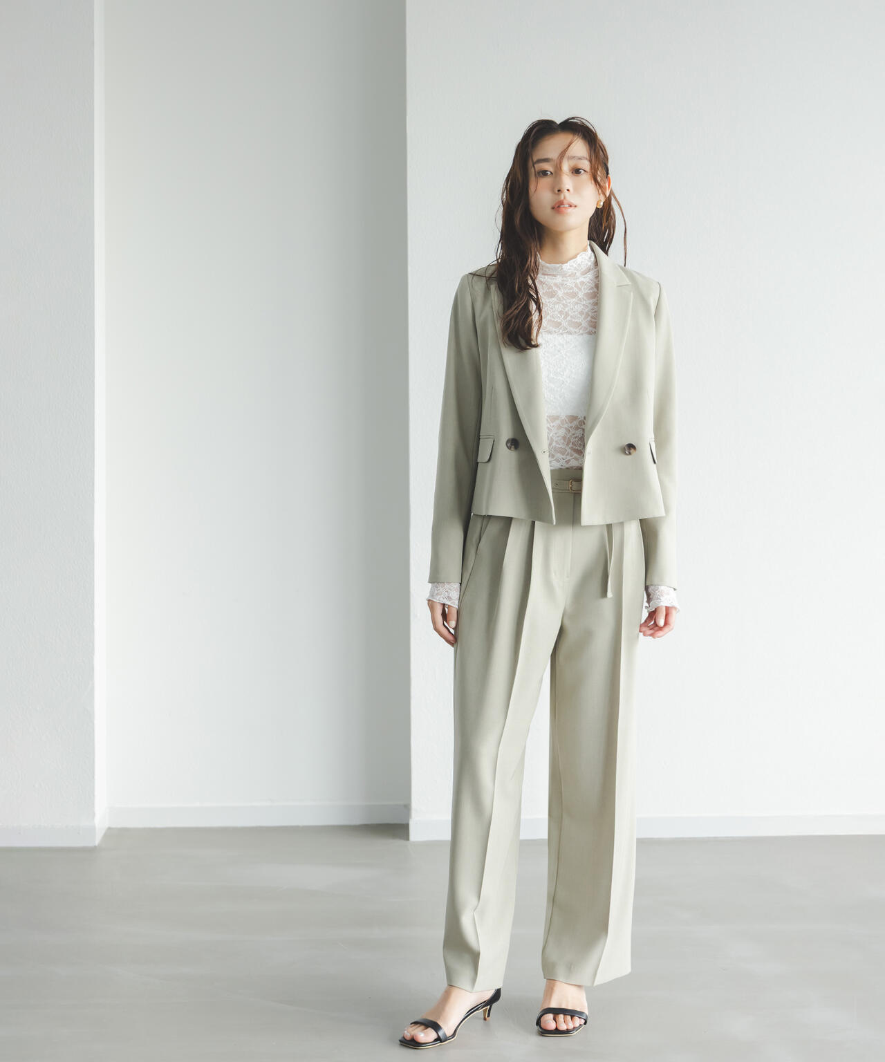 クラッシー SETUP ツータックパンツ | NATURAL BEAUTY BASIC