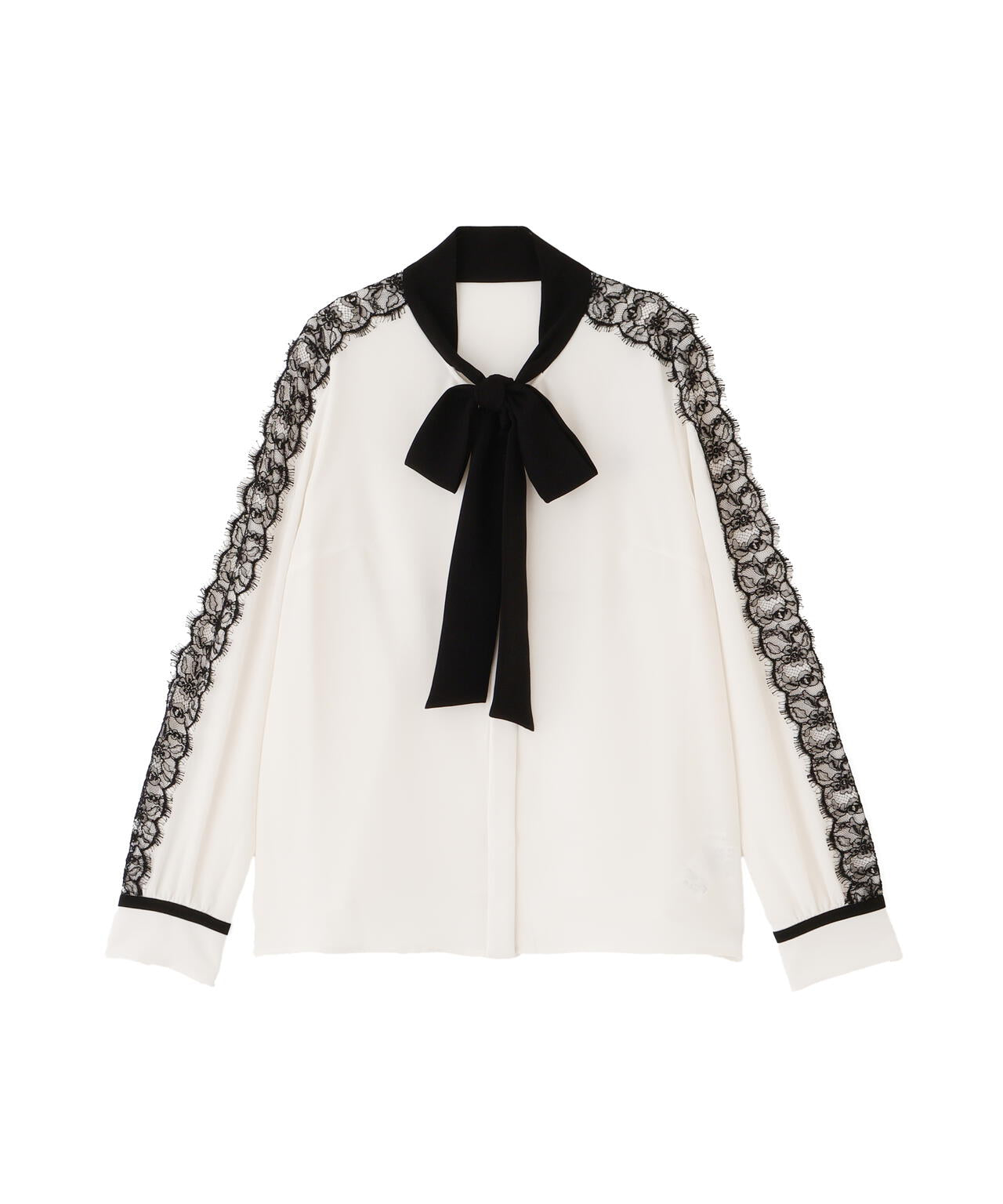 レースコンビバイカラーリボンブラウス | PINKY&DIANNE（ピンキー