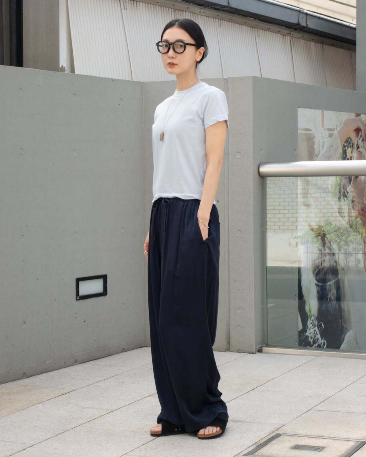 ATON / FRESCA SINGLE JERSEY TIGHT FIT T-SHIRT | THE LIBRARY（ザ