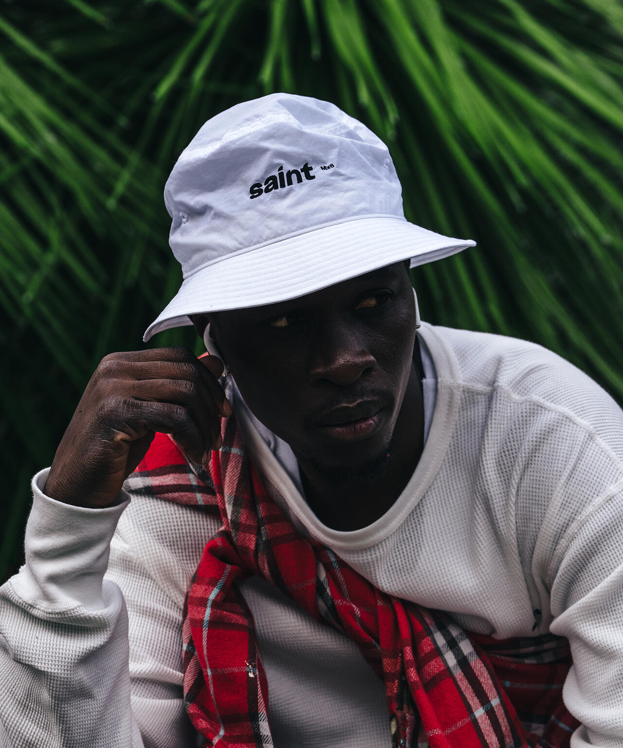 SAINT MICHAEL/セントマイケル/BUCKET HAT / SAINT / WHITE | ROYAL